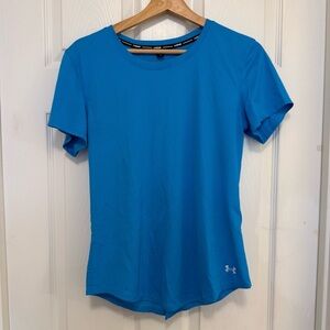 Like New Under Armour Launch Short Sleeve Heatgear Running Shirt